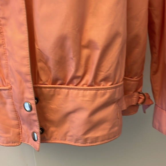 Pink vintage Members Only puffed sleeve jacket size L 13/14 - Picture 4 of 11